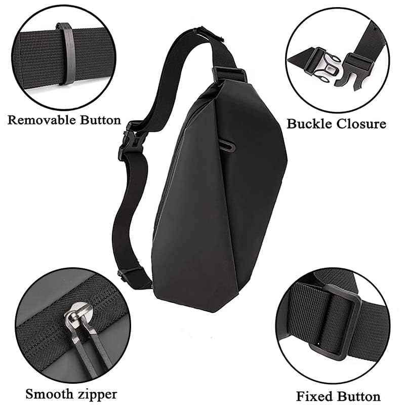 GUSTAVE Waist Bag for Men Women with Adjustable Strap, Stylish Fanny Pack Waterproof Chest Bag Lightweight Belt Bag for Running Travel Sports Cycling Workout Gym Outdoor GUSTAVE Waist Bag for Men Women with Adjustable Strap, Stylish Fanny Pack Waterproof Chest Bag Lightweight Belt Bag for Running Travel Sports Cycling Workout Gym Outdoor